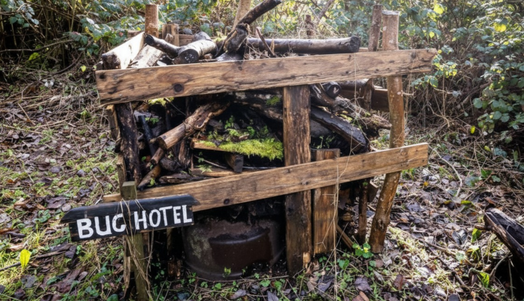 Bug Hotel at Ladybelt Country Park